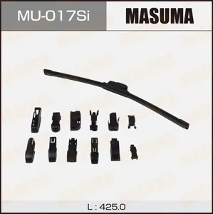 MASUMA MU017SI Щетка стеклоочистителя силиконовая 17 крюк (425мм)