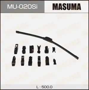 MASUMA MU020SI Щетка стеклоочистителя силиконовая 20 крюк (500мм)
