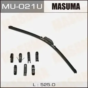 MASUMA MU021U Дворник 21 бескаркасный, универсальный (525мм) 8 видов креплений