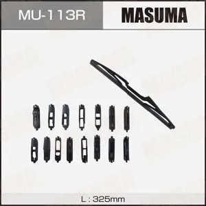 MASUMA MU113R Щетка стеклоочистителя задняя 335мм Skoda Fabia IIIKamiqKaroq Kodiaq Octavia Co Mercedes i IIIIV, VW Golf Plus Touran T-Roc Passat Variant B8 09->