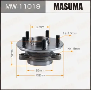 MASUMA MW11019 Ступичный узел