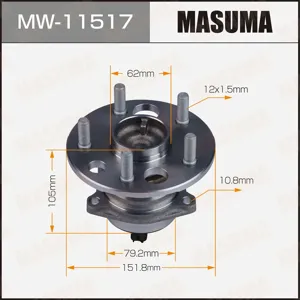 MASUMA MW11517 Ступица задняя