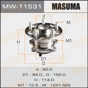 MASUMA MW11531 Ступичный узел