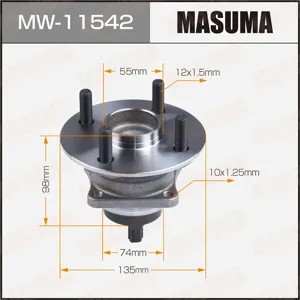 MASUMA MW11542 Ступица задняя