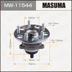 MASUMA MW11544 Ступичные узлы