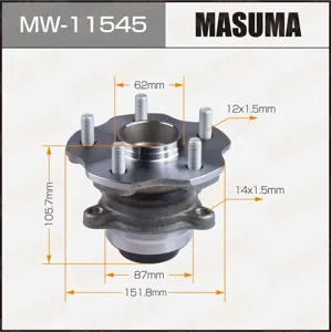MASUMA MW11545 Ступичный узел