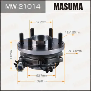 MASUMA MW21014 Ступичный узел