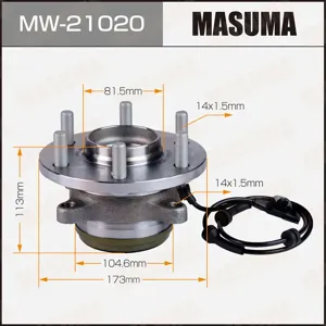 MASUMA MW21020 Ступичные узлы