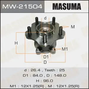 MASUMA MW21504 Подшипник задн. ступ. [ступица]