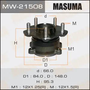 MASUMA MW21508 Подшипник зад.ступ.[ступица]