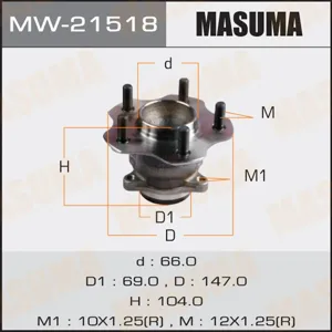 MASUMA MW21518 Ступица задняя
