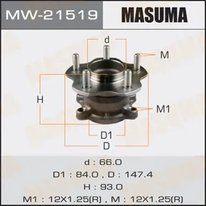 MASUMA MW21519 Подшипник зад.ступ.[ступица]