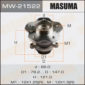MASUMA MW21522 Подшипник зад.ступ.[ступица]