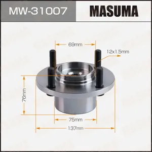 MASUMA MW31007 Ступица перед. с подшипником MITSUBISHI COLT -12