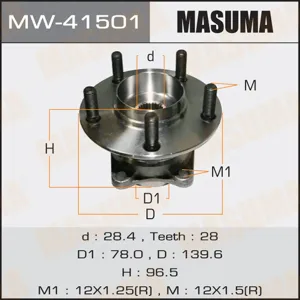 MASUMA MW41501 Подшипник-ступица зад. Mazda CX-7, CX-9 07->