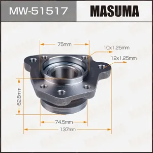 MASUMA MW51517 Ступица колеса в сборе зад лев