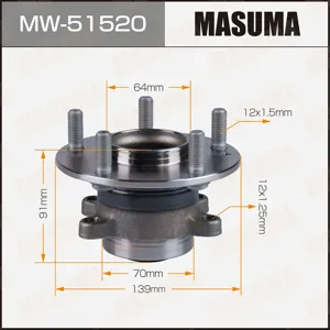 MASUMA MW51520 Ступичный узел
