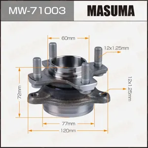 MASUMA MW71003 Ступичный узел