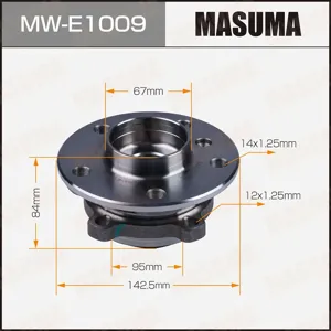 MASUMA MWE1009 Подшипник передней ступицы комплект в сборе со ступицей BMW X1, Mini