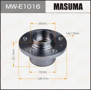 MASUMA MWE1016 Ступица с подшипником VAG A1 Fabia с АБС