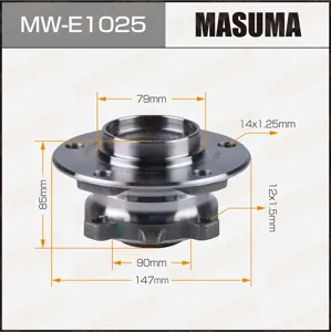 MASUMA MWE1025 Ступица с подшипником BMW 1(F21) перед.