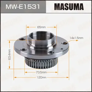 MASUMA MWE1531 Ступичный узел