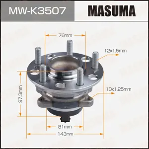 MASUMA MWK3507 Ступичный узел rear