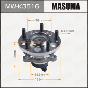 MASUMA MWK3516 Ступица с подшипником Kia SOUL II 13- задн. с АБС