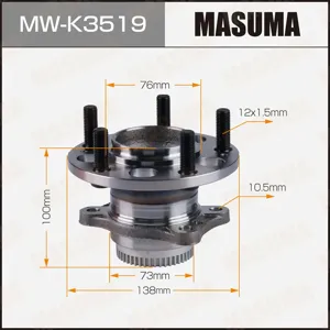MASUMA MWK3519 Ступица колеса в сборе задн