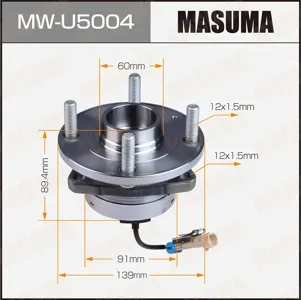 MASUMA MWU5004 Ступичные узлы