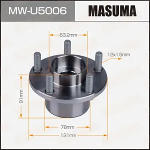 MASUMA MWU5006 Ступица с подшипником Ford Focus C-MAX 03- с АБС