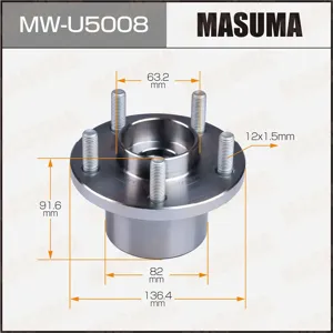 MASUMA MWU5008 Ступичный узел rear