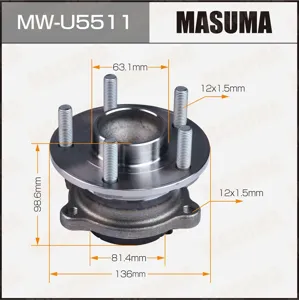 MASUMA MWU5511 Ступичный узел rear