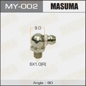 MASUMA MY002 Тавотница M6x1-90 (упаковка 50 шт, цена за 1 шт)