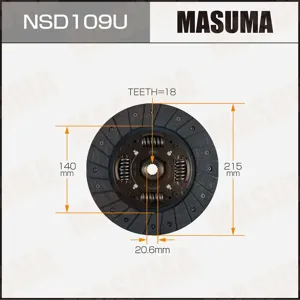 MASUMA NSD109U Диск сцепления