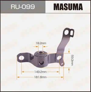 MASUMA RU099 Сайлентблок переднего нижнего рычага левый