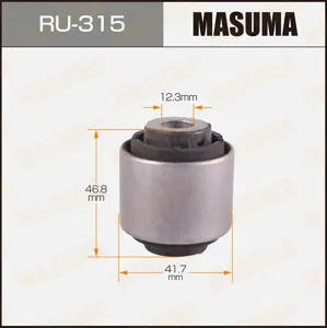 MASUMA RU315 Сайлентблок рычага зад. подвески Honda Civic 99-CR-V 01-06 верхний