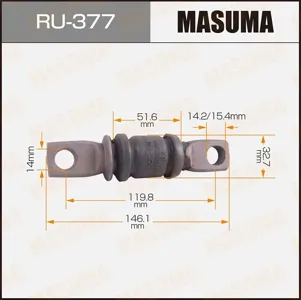 MASUMA RU377 Сайлентблок рычага Toyota Camry 96-01 пер.подв.пер.