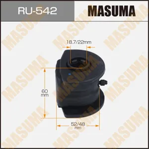 MASUMA RU542 Сайлентблок задний Нижн. рычаг Перед. подв. Honda HR-V 1.6 99>