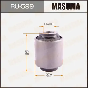 MASUMA RU599 Сайлентблок рычага заднего поперечн. Nissan Qashqai 06> X-Trail T31 07>