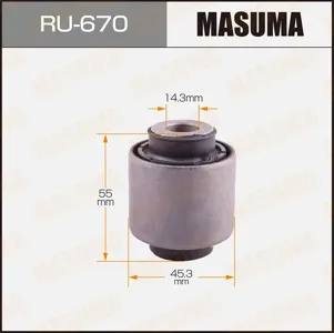 MASUMA RU670 Сайлентблок заднего нижнего поперечного рычага
