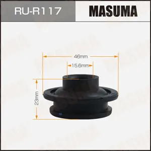 MASUMA RUR117 Втулка крепления радиатора