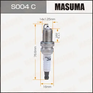 MASUMA S004C Свеча зажигания NT6RLV-11