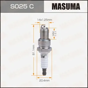 MASUMA S025C Свеча зажигания
