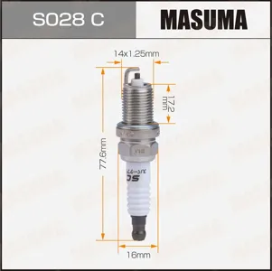 MASUMA S028C Свеча зажигания NT7RMVY-11