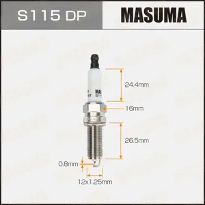 MASUMA S115DP Свеча зажигания Платина