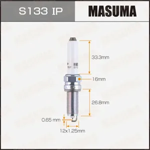 MASUMA S133IP Свеча зажигания F7x 2019-,F7 2018- Haval H9 (19-) 2.0T
