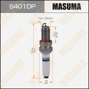 MASUMA S401DP Свеча зажигания DOUBLE PLATINUM