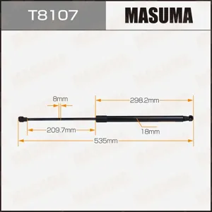 MASUMA T8107 Упоры газовые капота, багажника
