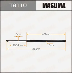 MASUMA T8110 Амортизатор Nissan Note -13 багажника
